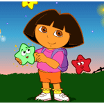 Dora Star Catching Game