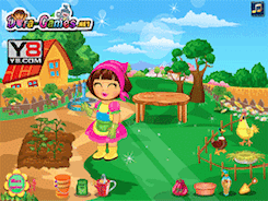 Play Dora Farm and Planting Game