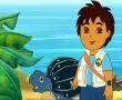 Diago with Sea Turtle